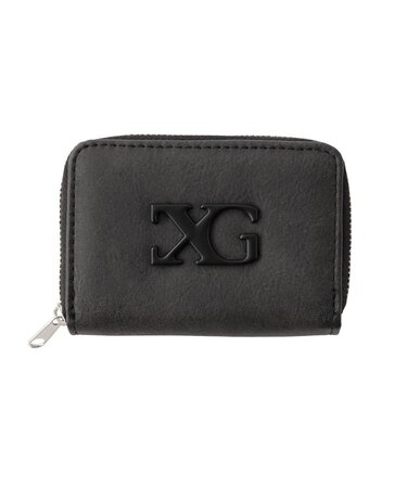 LOGO MARK FAUX LEATHER COIN AND CARD CASE