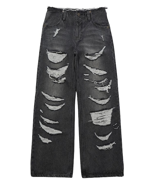RIPPED DENIM PANTS