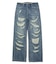 RIPPED DENIM PANTS