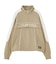 FACE LABEL HALF ZIP SWEAT TOP