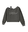 FADED LAYERED SHOULDER SWEAT TOP
