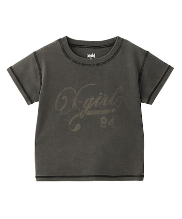 LOGO AND NUMBER S/S BABY TEE