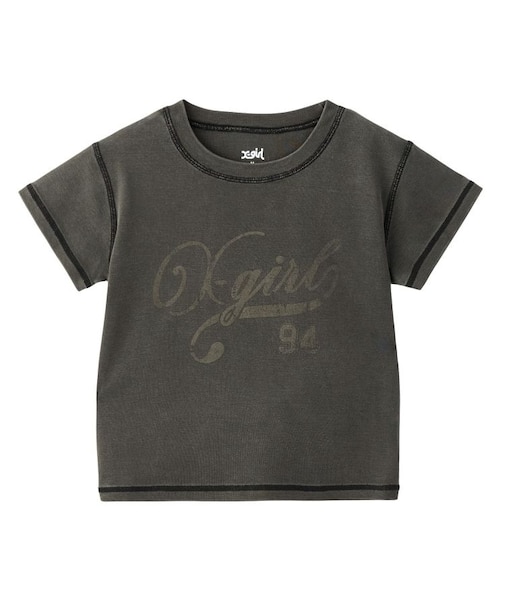 LOGO AND NUMBER S/S BABY TEE