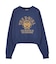 COLLEGE LOGO COMPACT SWEAT TOP