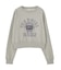 COLLEGE LOGO COMPACT SWEAT TOP