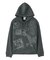 COLLAGE GRAPHIC HOODED TOP
