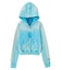 FACE LABEL WASHED COMPACT ZIP UP SWEAT HOODIE