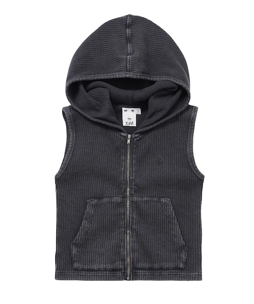 FADED ZIP UP HOODIE