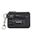 MILLS LOGO FAUX CROCO CARD CASE