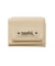 MILLS LOGO FAUX CROCO MINI WALLET