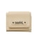 MILLS LOGO FAUX CROCO MINI WALLET