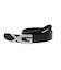 XG EMBLEM BUCKLE FAUX LEATHER BELT