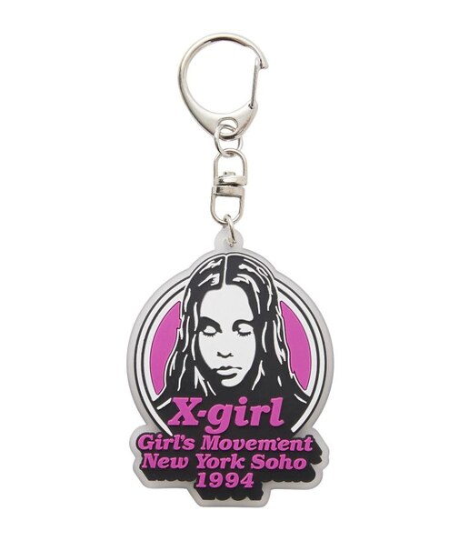 MESSAGE AND FACE RUBBER KEY CHARM