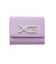 XG EMBLEM BUCKLE FAUX LEATHER MINI WALLET