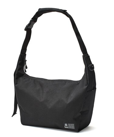 FACE LABEL MESSENGER BAG