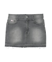 BUTTERFLY POCKET DENIM MINI SKIRT