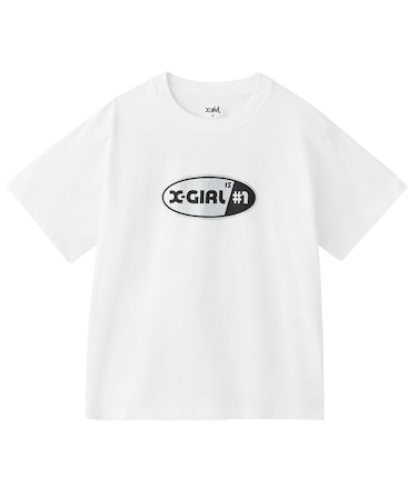 NUMBER 1 GLITTER OVAL LOGO S/S TEE