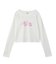 RHINESTONE AND GLITTER LOGO L/S BABY TEE