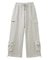 FACE LABEL MULTI POCKET SWEAT PANTS