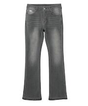 BUTTERFLY POCKET SKINNY DENIM PANTS