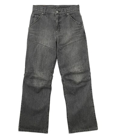 PANELED DENIM PANTS