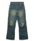 PANELED DENIM PANTS