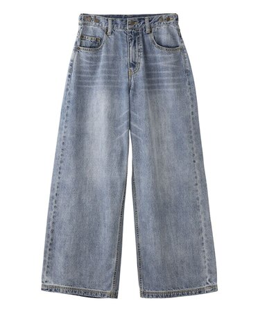 WAIST ADJUST DENIM PANTS