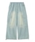 FADED 2WAY WIDE LEG CARGO PANTS
