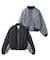 PANELED FUR REVERSIBLE MA-1 JACKET