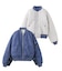 PANELED FUR REVERSIBLE MA-1 JACKET