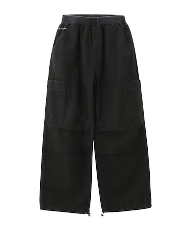 WAIST RIB EASY PANTS