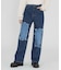DISTRESSED 2TONE DENIM