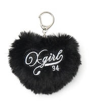 PADDED HEART KEY CHARM