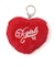 PADDED HEART KEY CHARM