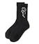 PENCIL SCRIPT LOGO RIB SOCKS