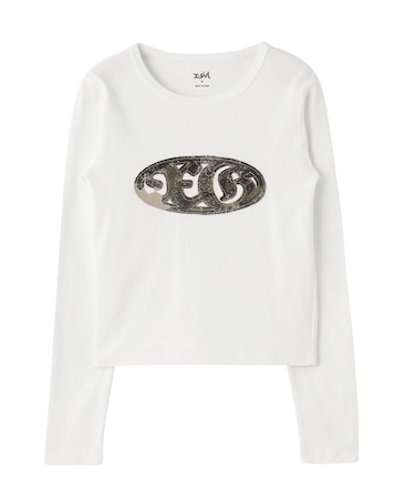 OVAL LOGO PATCH L/S COMPACT TOP