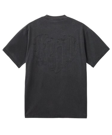 PIGMENT DYED HEART AND LOGO S/S TEE