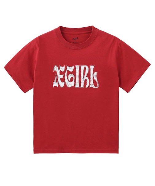 STUDDED LOGO S/S TEE