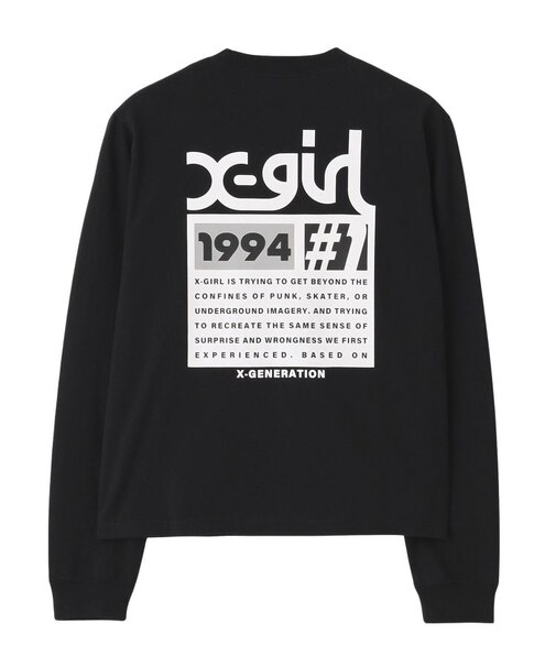NUMBER ONE BOX LOGO L/S TEE
