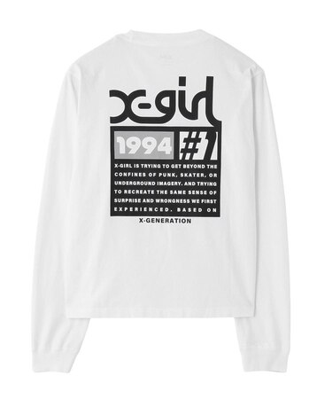 NUMBER ONE BOX LOGO L/S TEE