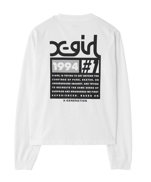 NUMBER ONE BOX LOGO L/S TEE