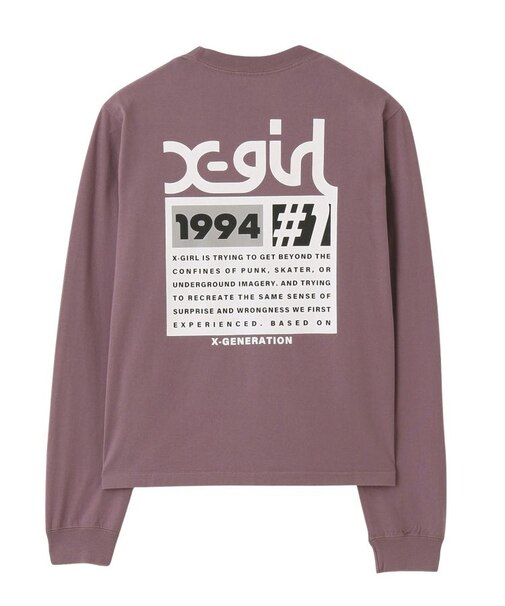 NUMBER ONE BOX LOGO L/S TEE