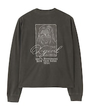 PIGMENT DYED FACE AND LOGO SQUARE PATCH L/S TEE