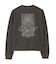 PIGMENT DYED FACE AND LOGO SQUARE PATCH L/S TEE