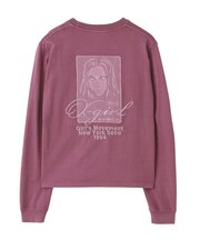 PIGMENT DYED FACE AND LOGO SQUARE PATCH L/S TEE