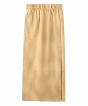 GINGHAM EASY SKIRT