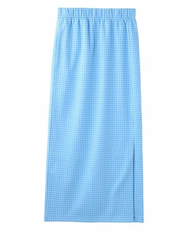 GINGHAM EASY SKIRT