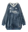 VELOUR GAME SHIRT DRESS