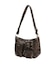 MULTI POCKET FADED FAUX LEATHER BAG