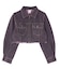 OVERDYED ZIP UP DENIM JACKET